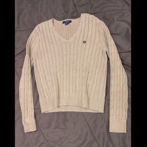 Chaps Brown V-Neck Sweater